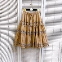 Conjunto de Vestido y Traje para Mujer de Dos Piezas Top Blanco, Falda Plisada, Abrigo de Encaje Bordado Moda de Verano 2025 - details 9