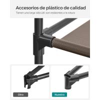 Armario de Tela 12 con Barra y Estantes Armario Estable para Dormitorio, Vestidor 150 x 45 x 175 cm - details 13