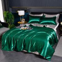 Sábana de Terciopelo de Lujo Emulación Cubierta de Edredón de Gran Tamaño Manta de Color Sólido de Alta Calidad para Cama Doble Queen y King - details 25