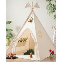 campaña Interior para niños Tipo Tipi con Manta Acolchada, Cadena de Luces y Bolsa de Almacenamiento, Tienda de Lona para niños, casa de Juegos para Interior y Exterior - details 4