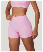 Pantalones cortos de Yoga ajustados, cintura alta y cadera levantada, usados externamente, pantalones cortos para correr y Fitness para mujeres - details 12