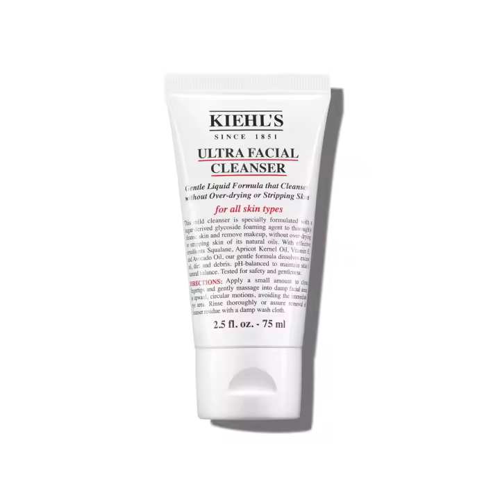 Limpiador facial espumoso ultraligero de Kiehl, fórmula enriquecida que repone la barrera, exfolia y humecta suavemente. - 1