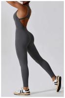 Mono Fiess, monos deportivos, conjunto de ropa de gimnasio, ropa de Yoga, ropa de entrenamiento de Pilates para mujer, ropa deportiva push-up - details 11