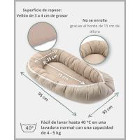 Nido para bebé Nido de（ 55 x 95 cm） de algodón Apto como Cuna de Viaje y para el colecho - details 44