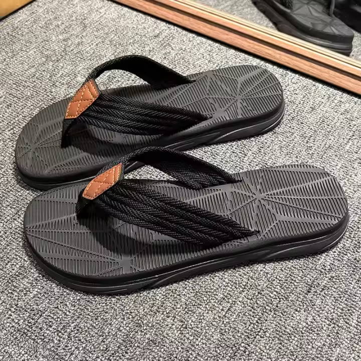 Chanclas nuevas para exteriores, tendencia de verano, deportes, ocio, antideslizantes, resistentes al desgaste, playa, zapatillas para hombre. - 1