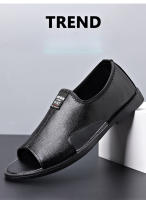 Nuevas Sandalias de Verano 2025 Zapatos Casuales para Hombres de Suela Suave y Transpirable de Cuero Antideslizante al Aire Libre - details 3