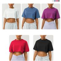 Camiseta Deportiva de Algodón Manga Corta, Polo, Material de Nylon, para Entrenamiento, Transpirable, Cómoda, Monos de Primavera/Verano - details 1