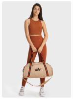Sujetador deportivo de yoga para mujer SHINBENE con cuello alto y diseño de costilla para gimnasio y entrenamiento tipo Racerback con built in bra - details 17