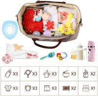 Bolsa de viaje para mamá, bolso de gran capacidad, organizador de moda, bolsas para cochecito - details 3