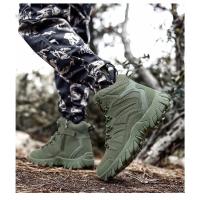 Botas De Entrenamiento De Combate Tácticas Mejoradas Para Hombre, Zapatos De Senderismo De Respuesta Rápida Antidesgaste Para Acampar Al Aire Libre, Zapatillas De Pesca Y Caza Para Hombre - details 16