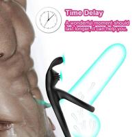 Empaque privado Anillo de silicona para estimulación del clítoris y retraso de la eyaculación para hombres, juguetes sexuales para hombres y parejas mayores de 18 años - details 4