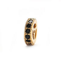 6 uds., 6,5 MM, 8MM, circonita de latón, cuentas espaciadoras redondas, pulseras, cuentas, accesorios de joyería Diy de alta calidad, sitio web oficial Rosediy - details 5