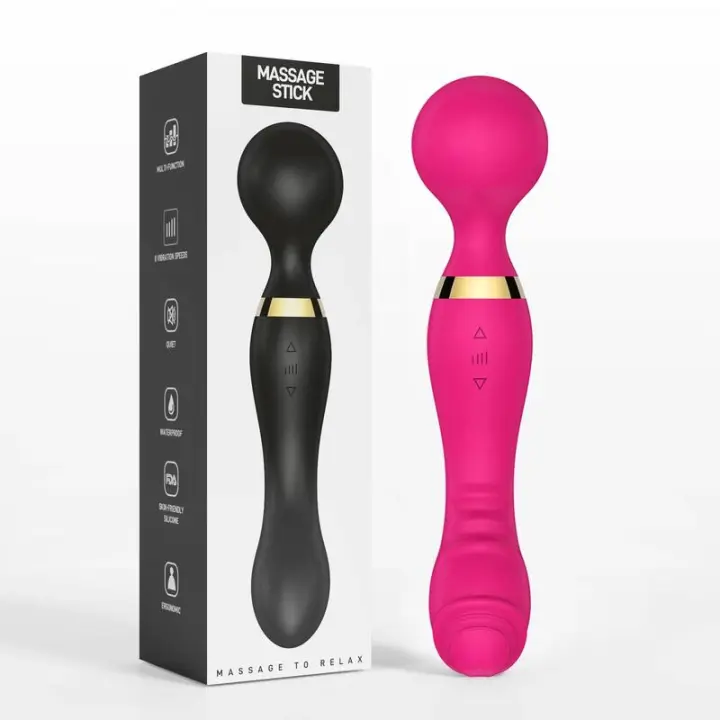 Leten-vibrador de varita mágica AV potente de 20 velocidades, estimulador de clítoris, masajeador de punto G, juguetes para adultos, producto sexual erótico femenino - 1