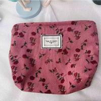 Bolsa de Maquillaje Retro Leopardo de Pana Bolsa de Almacenamiento y Limpieza de Labiales para Mujeres - details 0