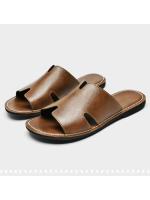 Sandalias de Cuero Genuino para Hombre A Prueba de Desgaste, Antideslizantes, Tamaño Grande, Moda de Playa - details 2
