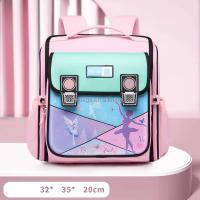 Nueva caricatura para estudiantes de 1 a 6 grados, mochila de gran capacidad, liviana, coleccionable y fácil de limpiar - details 8