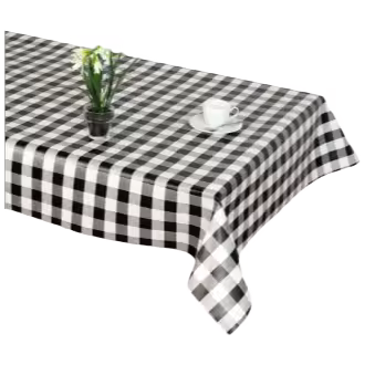 Mantel Hulehule Tex - Huletec Pic-Nic Negro de Alta Calidad Fácil de Limpiar Para Mesas Redondas, Cuadradas o Rectangulares - 1