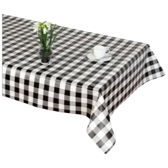 Mantel Hulehule Tex - Huletec Pic-Nic Negro de Alta Calidad Fácil de Limpiar Para Mesas Redondas, Cuadradas o Rectangulares - 1