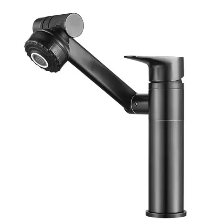 Lavabo de 1080 grados, fregadero de cocina, aireador de agua para baño, grifo negro, grifo calentado, mezclador Gourmet, grifería - 1