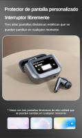 Auriculares Inalámbricos Bluetooth TWS 2024 con Pantalla Táctil LED Inteligente, Auriculares In Ear con Cancelación Activa de Ruido, Bajos Potentes, 80H de Vida de Batería, Bluetooth 5.4, Micrófono HD, Compatibles con iPhone, Samsung, Xiaomi y Huawei - details 6