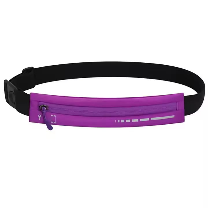 Riñonera multifuncional de tela para correr, bolsa elástica impermeable para gimnasio, riñonera deportiva para correr - 1