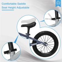 Bicicleta Sin Pedales para Niños de 3 a 4 5 6 7 Años, Ruedas de Goma Inflables de 16 Pulgadas, Bicicleta de Equilibrio con Sillín Ajustable, hasta 40 Kg, Juguetes para Niñas y Niños - details 16