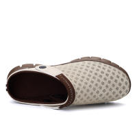 Verano pareja de hombres y mujeres cambia gradualmente sandalias de gran tamaño zapatillas de malla casual agujero zapatos de playa media zapatillas - details 29