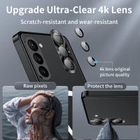 Funda de Aluminio Transparente para Samsung Galaxy S23 FE S21 FE S20 FE S23 S22 Note 20 Ultra Note 10 Plus con Carga Inalámbrica Diseño de Película Ligero Compatible con Smartphones - details 3