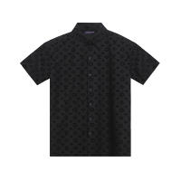 Camiseta Casual de Verano para Hombres Algodón Puro de Doble Hilo, Cuello Redondo, Estilo Suelto, Impresión de Logotipo Completo - details 0