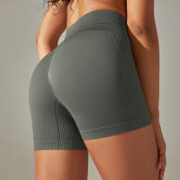 Nessaj-pantalones cortos de Yoga sin costuras para mujer, Shorts deportivos de cintura alta, trajes de entrenamiento para Athleisure, Fitness, levantamiento de cadera, ropa de gimnasio - details 29