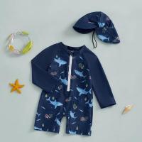 Toalla de baño de mango largo con estampado de tiburones para niños pequeños - details 2