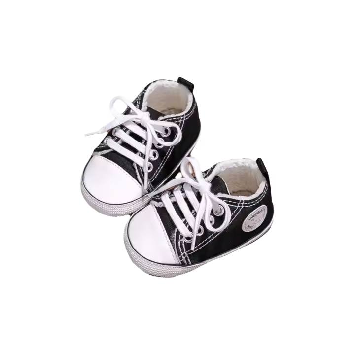 Zapatillas De Lona Para Bebés Recién Nacidos Invierno Calientes Niños Niñas Tenis Antideslizantes Suave Suela Primera Caminatas Bebés Unisex - 1