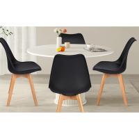 Pack de 4 Sillas Comedor Nórdico de T-LoVendo, Cocina, Patas de Madera Haya, vista general.