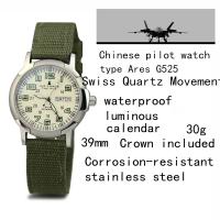 Dugary Aviation Pilot quartz Watch Night Light Waterproof Army Survival Wild Watch de alta calidad marca Suiza movimiento - details 10