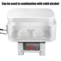 Ultralight Tableware Camping Cookware Lunch Box Cooking Pots Picnic Accessories Outdoor Cutlery Kitchen Set Hiking Sports - details 4