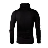 Suéter de punto Base para hombre, suéter delgado de doble solapa informal, Color sólido, nuevo, Otoño e Invierno - details 3