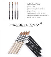 Pincel de Uñas KADS Kolinsky Sable Acrylic para Diseño de Arte de Uñas Herramienta de Manicura Seguro para Uso Profesional y Doméstico - details 15