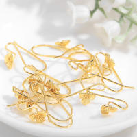 Ganchos de Pendientes de Estrella de Bronce de Alta Calidad Diy Joyería Hazte Tú Samex 18K Oro Color Brass Accesorios de Collar y Pendientes para Mujeres - details 37