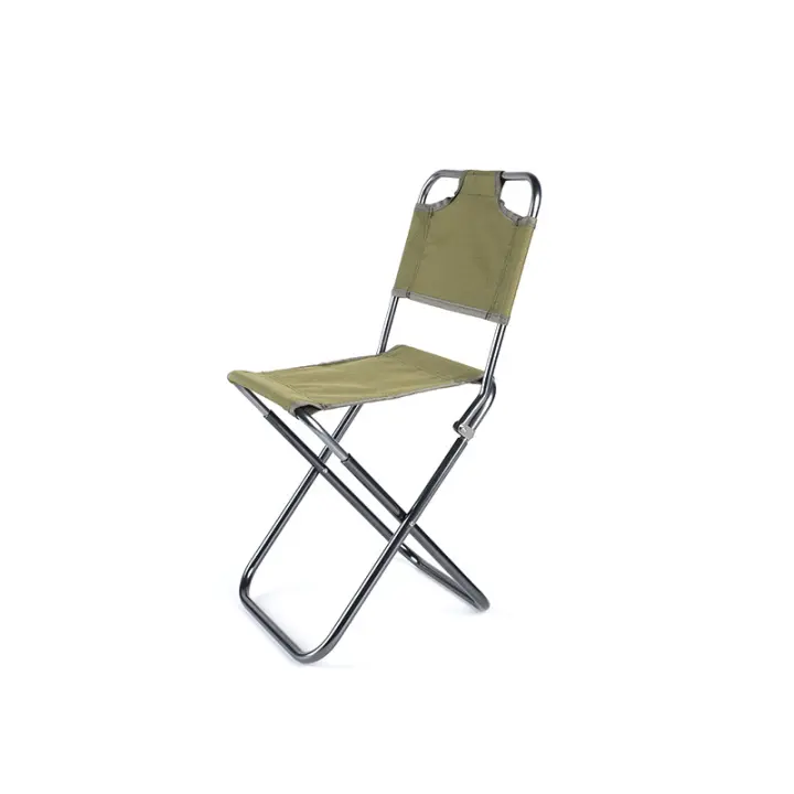 Silla Plegable de Aluminio para Exteriores Portátil para Acampar y Pescar - 1