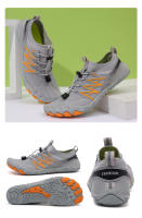 Zapatos de agua Unisex de verano para hombre, descalzos, cinco dedos, zapatos de natación acuáticos, transpirables, para senderismo, vadear, playa, zapatillas de deporte al aire libre - details 33