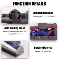 Mini cabezal de cepillo motorizado antienredos para Dyson V7 V8 V10 V11 V15, accesorios para aspiradora, cepillo para ácaros para sofás, camas, asientos de coche - details 2