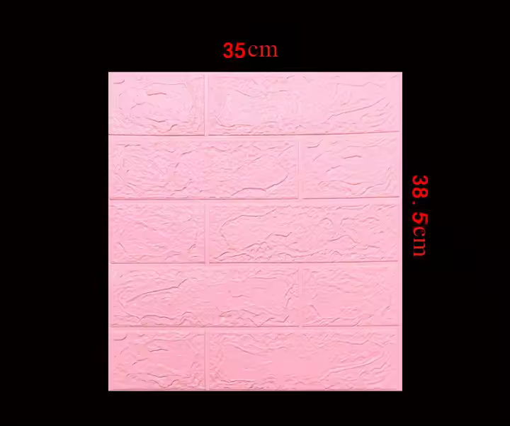 Pegatinas de Pared Estereoscópicas Autoadhesivas 3D Adhesivo de Papel Pintado Impermeable de 6pzs - 1