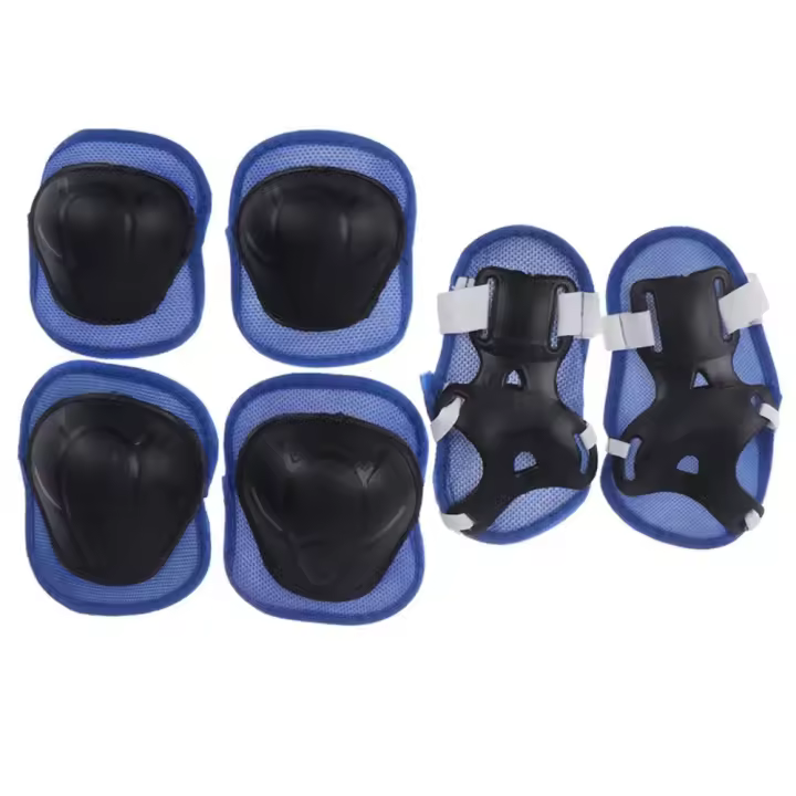 Equipo Protector de ciclismo para patinaje sobre ruedas, Protector de seguridad para patinaje, conjunto de equipo Protector de rodilla para niños, juegos de coderas - 1