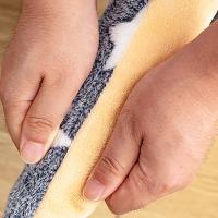 Colchoneta de dormir para mascotas, cama de perro y gato, manta gruesa de piel suave, almohadilla de terciopelo lavable para el hogar, manta cálida con patrón de estrellas y huellas - details 5