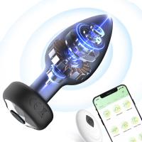 10 Modo de alta velocidad APP Control remoto Vibrador anal Butt Plug Masajeador de próstata masculino Masturbador femenino Juguetes sexuales para adultos para mujeres Hombres Gay - details 0