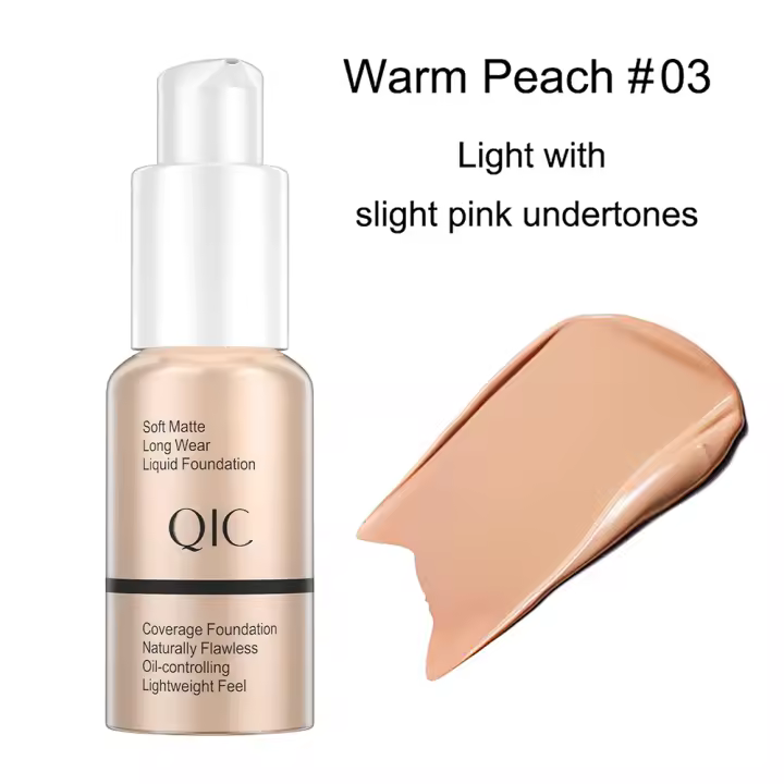 Crema de Fundación Mate Duradera Corrector de Ojos y Cara Profesional Herramienta de Cuidado de la Piel para Belleza - 1