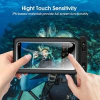 Bolsa de Teléfono Impermeable Universal Gran Bolsa Móvil IPX8 con Cordón para Buceo, Natación, Deportes al Aire Libre 5.2-6.4 Pulgadas - details 1