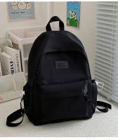Mochilas simples y versátilesMochila para estudiantes de secundaria Mochila para estudiantes universitarios de gran capacidad Mochila de color sólido de estilo coreano - details 37