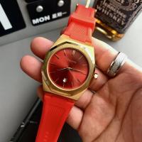 Reloj octogonal con cinta de silicona para hombre, cronógrafo de cuarzo deportivo plateado personalizado, calendario de moda - details 1