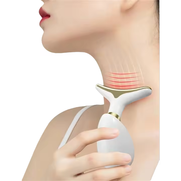 Dispositivo De Masaje Terapia De Luz LED Para Belleza Facial Cuello Y Corporal Herramienta De Cuidado De La Piel Operado Por Batería Regalo Perfecto - 1